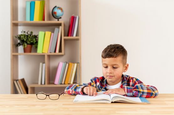 Children Reading Book Picture