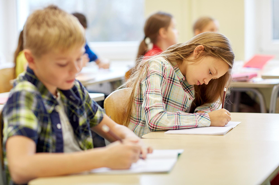 Children Working in 7 Plus Exam